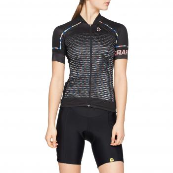 Craft Empress Frauen-Fahrradtrikot Kurz Noir/Varianten