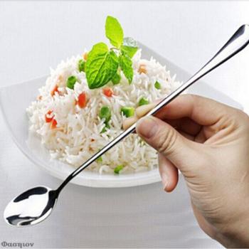 19.3cm Long Handle Stainless Steel Spoon for Ice Cream and Tea