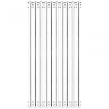 Radiatore tubolare in acciaio 4 colonne scomponibile H66 cm modello Ercos JESOLO Bianco 6 elementi