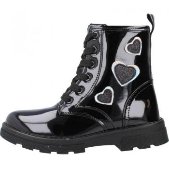 MI1 30521 BOTINES CORAZONES color NEGRO : Shoes Size