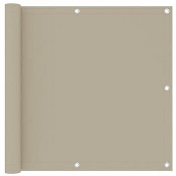 Paravento Balcone 90x300 cm Tessuto Oxford Beige