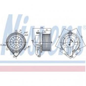 Nissens Cabin Blower 87175