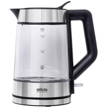 Homeline KL-G 2007 – Bouilloire argent et noir 1,7 l