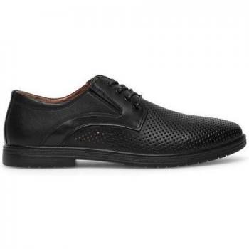 Sergio Bardi Herren Schnürschuhe MF1635-2 Schwarz