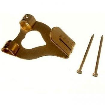 Double Picture Photo Hanging Hooks No. 3 EB Brass with Pins (1000 Count)
