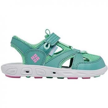 Columbia Unisex-Kinder TECHSUN WAVE Sandalen, Grün, 32 EU