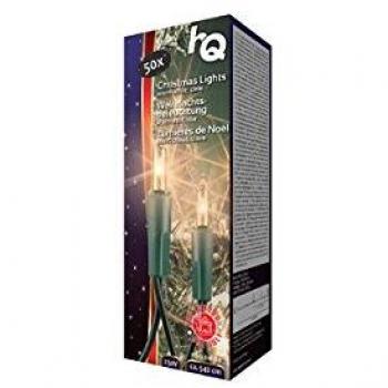 HQ Guirlande Lumineuse Intérieure Noël 5,42 m Blanc Chaud 50 LED