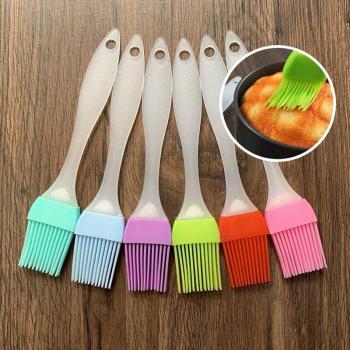 6 Piece Non Stick Silicone Baking Brush Set for Pastry and BBQ Cooking