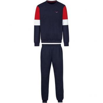 TRIGEMA Herren Jogginganzug, 70% Baumwolle, navy