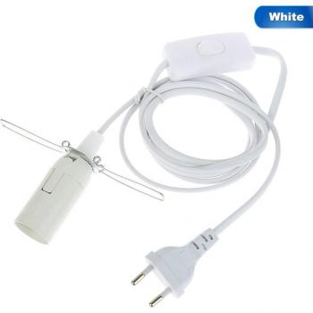 Soporte para lámpara colgante E14 con cable de 1,8 m y enchufe europeo