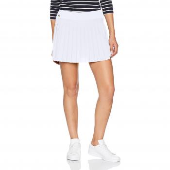 Lacoste Falda Sport Jf7973, Mujer, Blanco, Talla 44