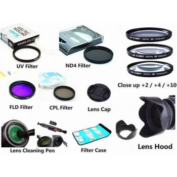 Filtro y Kit de Accesorios para Samsung NX Serie – 20‑50 mm y 40,5 mm