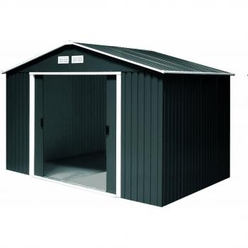Titan 7011 Metallgerätehaus (8x6, anthrazit) von Tepro