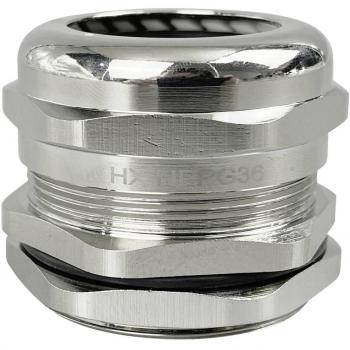 Tru Components PG36 Metal Cable Gland (Nickel-Plated Brass)