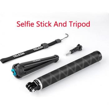Trépied Aluminium Télesin avec Perche à Selfie 35 pouces