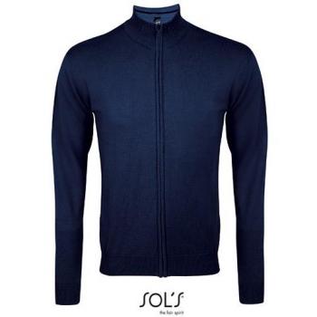 Sol's Chaqueta de Punto para Hombre Azul Marino