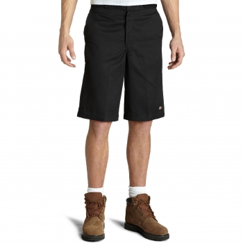 Dickies Men’s 13‑Inch Work Shorts – Black, Size 36