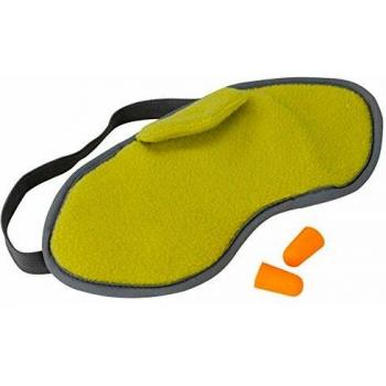 Reisekissen mit Fleece-Augenmaske und Ohrstöpseln