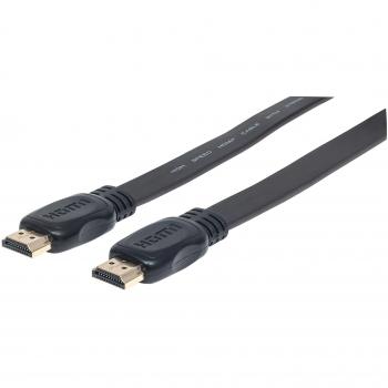 Manhattan 354059 Flaches High Speed HDMI-Kabel mit Ethernet-Kanal