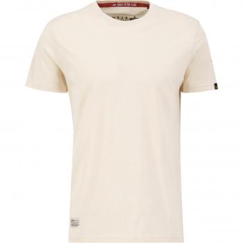 Alpha Industries Herren T-Shirt Dragon EMB, Größe L, weiß