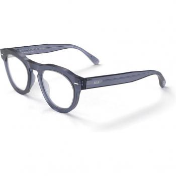 Retrosuperfuture Udi numero 102 col. milky way Unisex Round Blu Sunglasses