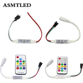 Controlador de Color Inalámbrico RGB para Tiras LED WS2811 WS2812B con 3/14/21 Botones