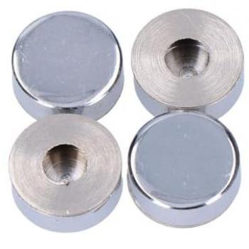 Latón Roscado Liso 18 mm – Pack 4 unidades EDM – Acabado Níquel
