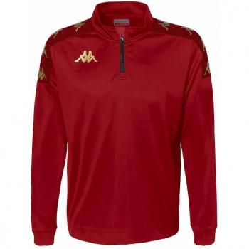 Sudadera Kappa Gassolo Roja con Cremallera 1/2
