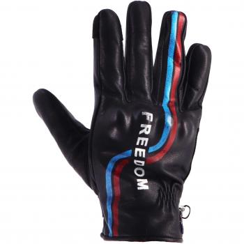 Guanti moto Helstons Freedom Nero Rosso Blu