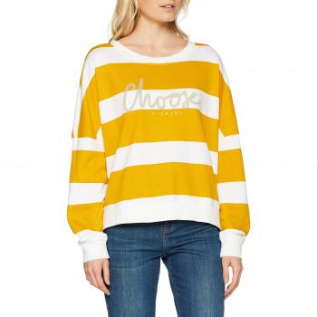 Sudadera Only Onlkamma L/s Batwing O-Neck CC, Mujer, Amarillo Dorado Print: Kamma Shine
