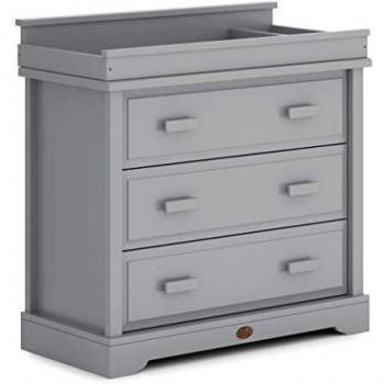 Boori Pebble Changing Station and 3-Drawer Dresser Set