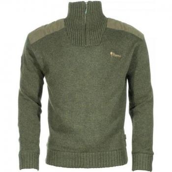 Pinewood Hurricane Sweater Dunkelgrün Melange M