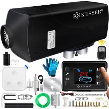 Calefactor de Aparcamiento Kesser Diesel 5kW + LCD + Silenciador