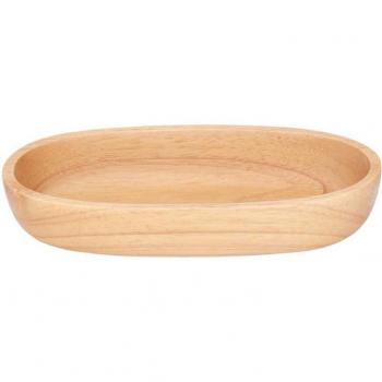 Glossy Wooden Fruit Bowl