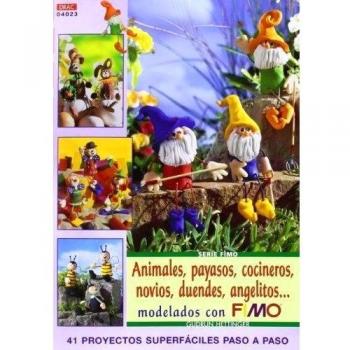 Serie Fimo Nº 23. Animales, Payasos, Cocineros, Novios, Duendes, Angelitos