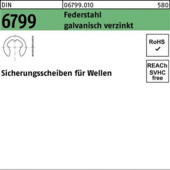 Galvanisch verzinkte Sicherungsscheiben Ø12mm