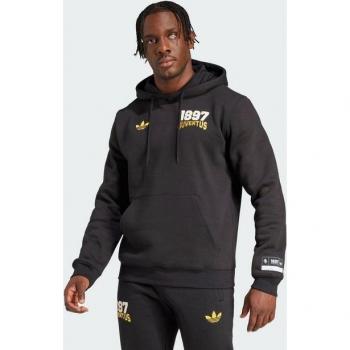 Felpa con cappuccio Juventus VRCT adidas Uomo S nera oro