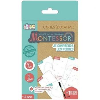 Carte per disegnare forme Montessori cancellabili