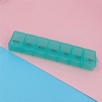 Pillenlagerung 7 Tage Organizer mit 3 Farben