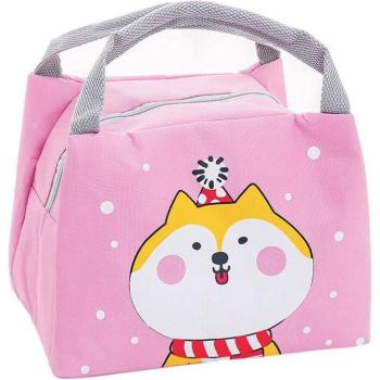 Storage Lunch Bag for Girls with Cute Cartoon Design