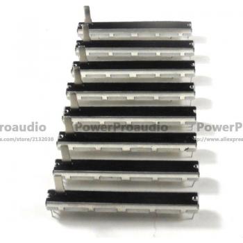 10pcs Dual Potentiometer A20K Fader for Yamaha MG124CX, 15MM Handle