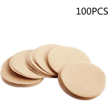 100 Pcs Coffee Filter Paper for V60 Dripper (56mm, 60mm, 68mm)