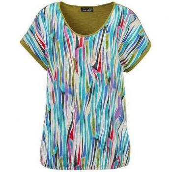 Farbenfrohes Shirt aus Effektgarn