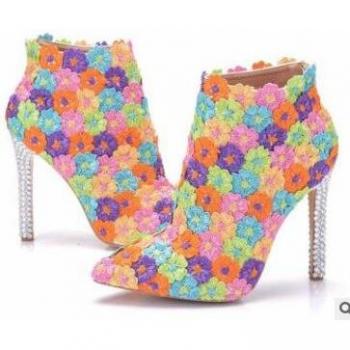 Chic Pointed Toe Ankle Boots in Winter Collection for Ladies' Special Occasions