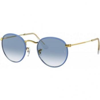 Ray-Ban RB3447JM Round Full Color 91963F Anteojos de Sol para Hombre Azules