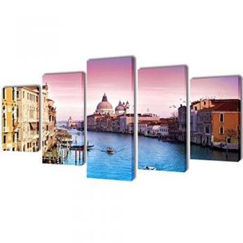 Venice Canvas Print Set 79 x 39