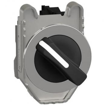 Schneider Electric 30mm 2-Position Selector Switch, XB4F, Black