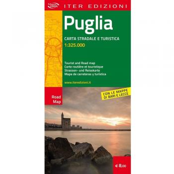 Puglia. Carta stradale e turistica 1:325.000