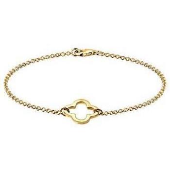 Braccialetto Portafortuna Quadrifoglio in Argento Sterling 925, Prodotto da Elli