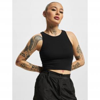 Blusa Negra de Costilla Cortada Urban Classic Mujer